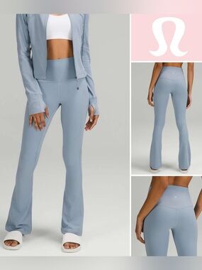 Lululemon Align High-Rise Mini- Flared Yoga Pant 32" In Chambray Size 0
